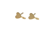 Gold Filled Heart Earring Stud- 14/20 Gold Filled- USA Product- 3.5mm Stud