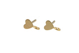Gold Filled Heart Earring Stud- 14/20 Gold Filled- USA Product- 3.5mm Stud