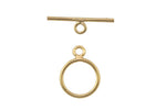 GOLD FILLED Toggle Clasp USA product- 1 Set per order- 10mm