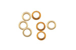 Gold Filled 3mm 4mm Beads Grommet Hole size 2mm 3mm