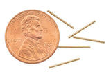 Gold Filled Earring Post- 14/20 Gold Filled- USA Product-22 Gauge- 20 pieces per order
