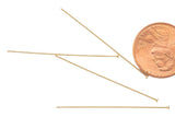 Gold Filled Head Pin Headpins - 24 Ga- 14/20 Gold Filled- USA Product-1.5 Inches- 10 pieces per order