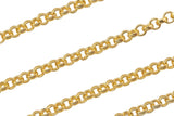 Gold Filled 2mm Rolo Chain, Wholesale, USA Made, Chain by foot Permanent Jewelry Chain