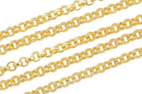 Gold Filled 2mm Rolo Chain, Wholesale, USA Made, Chain by foot Permanent Jewelry Chain