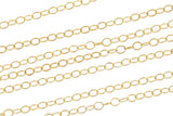 1.3mm ROUND Gold-filled Chain 3 feet or 20 feet - - USA Made gold filled Permanent Jewelry Chain