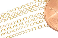 1.3mm ROUND Gold-filled Chain 3 feet or 20 feet - - USA Made gold filled Permanent Jewelry Chain