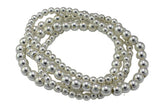 Dainty Silver Hematite Bracelet | Silver Bead Bracelet | Silver Ball Bracelet | Silver Hematite Beaded Bracelet