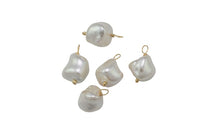 USA Gold Filled Pearl Nuggets Drop Pendant Handmade Approx. 12mm. Made with Gold Filled Wire Made in USA