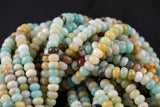 Natural AMAZONITE roundel smooth 8mm Full 15.5 Inch Strand Gemstone Beads