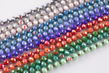 8mm Knotted crystal necklaces Special Colors - Long Hand-Knotted Crystal- Approximately 36-39"