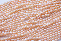 Natural Freshwater Pearl Peach Potato Pearls 5x6mm