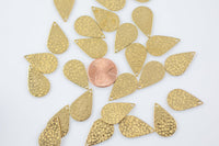 Brass earrings-Earring copper accessories-Earring-Brass earring charms-Earring connector-Brass jewelry-Teardrop shape earrings-13x22mm- ss01