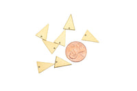 Brass earrings-Earring copper accessories-Earring connector-Brass earring charms-Earring pendant-Brass earring-Triangle shape- 11X15MM- ss01