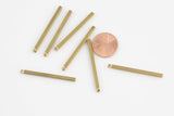 Brass Square Sticks-Earring copper accessories-Earring connector-Brass -Earring pendant-Brass jewelry- 2.5mm thick- 25mm, 30mm, 40mm