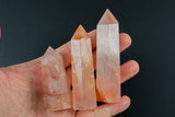 Red Hematoid Quartz Obelisk Tower Point wand healing crystal