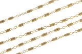 Gold Filled Satellite Round Tubed Chain, Wholesale, USA Made, Chain by foot Permanent Jewelry Chain