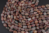 Natural Pink Spinel Freeform Nuggets - Approximately 10mm-12mm wide by 15mm long - Full Strand 15-15.5 inches Gemstone Beads