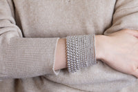 Dainty Silver Hematite Bracelet | Silver Bead Bracelet | Silver Ball Bracelet | Silver Hematite Beaded Bracelet