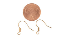 Earring Wire French Hook Earrings, Fish Hook- Rose Gold Plated- Basic Sizing