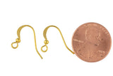 Earring Wire French Hook Earrings, Fish Hook- Rose Gold Plated- Basic Sizing