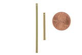 Skinny Bar Charm- Gold- 2x50mm and 2x28mm