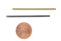 Skinny Bar Charm- Gold- 2x50mm and 2x28mm
