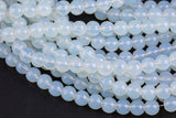 Natural Opalite Quartz, High Quality in Round, 6mm, 8mm, 10mm, 12mm-Full Strand 15.5 inch Strand Smooth Gemstone Beads