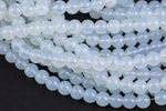 Natural Opalite Quartz, High Quality in Round, 6mm, 8mm, 10mm, 12mm-Full Strand 15.5 inch Strand Smooth Gemstone Beads