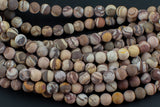 Natural Brown Zebra Jasper Beads Grade AAA Matte Round 4mm 6mm 8mm 10mm 12mm Gemstone Beads