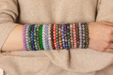 Crystal Bracelet *Selection C* Large Beautiful Bracelets Selection Bracelet 8mm Stretchy String Bracelet Handmade Jewelry Bracelet