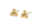 Gold Filled Flower Ball Earring Stud- 14/20 Gold Filled- USA Product- 6mm total diameter Stud