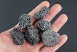 1 pc Natural Black Lava Medium Large Tumbled Stone- 0.8-1.5 inch