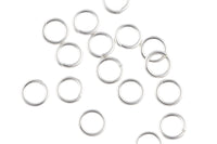 925 Sterling silver Jump Rings 26 Gauge 26 ga 27 Gauge 27 ga - 925 SS Made in USA - 3mm 4mm - Click and Lock