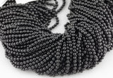 4mm Natural Spinel AAA Quality Smooth Round 15.5 inches Long strand - Tiny Beads - Wholesale Bulk