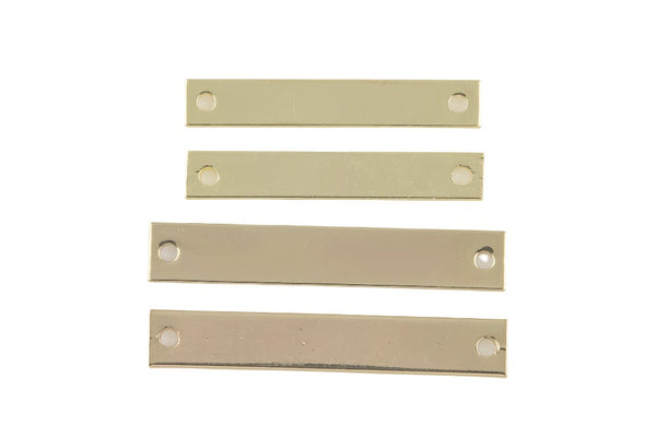 Bar Tag Connector- Gold- 5x30mm and 4x25mm