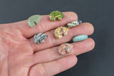 1 Pc Southwestern Indian Bear- Center Drilled- 13x19mm