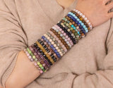 Crystal Bracelet *Selection i* Large Beautiful Bracelets Selection Bracelet 8mm Stretchy String Bracelet Handmade Jewelry Bracelet
