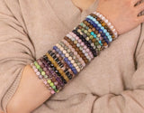 Crystal Bracelet *Selection i* Large Beautiful Bracelets Selection Bracelet 8mm Stretchy String Bracelet Handmade Jewelry Bracelet