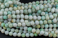 Natural Burmese Jade 6mm 8mm 10mm 12mm Matte Round Beads Real Genuine Jade Gemstone from Vietnam 15.5" Strand Gemstone Beads