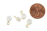 Earring Jacket backs rubber, Gold earring backs for studs, Basic Jewelry Supplies, Earring Stoppers, 14K Polished Gold