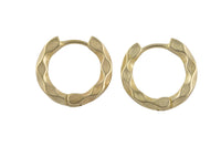 Circle Earring Round Hoops- Solid Brass- 17mm- 2.5mm thick