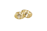 Circle Earring Round Hoops- Solid Brass