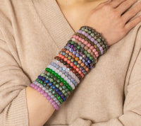 Crystal Bracelet *Selection C* Large Beautiful Bracelets Selection Bracelet 8mm Stretchy String Bracelet Handmade Jewelry Bracelet