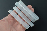 Selenite wand (about 3.5") - Raw Selenite Wand - Raw Selenite Crystal Wand Healing Crystals Protection Crystal Removes Negative Energy