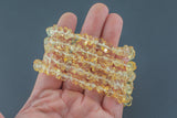 Citrine Stretchy String Bracelet Natural Gemstone Crystal Bracelets Handmade Jewelry Bracelet Crystal Bracelet