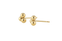 Gold Filled Flower Ball Earring Stud- 14/20 Gold Filled- USA Product- 6mm total diameter Stud