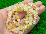 Citrine Stretchy String Bracelet Natural Gemstone Crystal Bracelets Handmade Jewelry Bracelet Crystal Bracelet