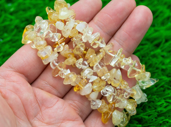 Citrine Stretchy String Bracelet Natural Gemstone Crystal Bracelets Handmade Jewelry Bracelet Crystal Bracelet