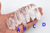 Natural Quartz Crystal Points Shards A+ Large Quartz Needle Points (Raw Quartz Crystals for Jewelry, Crystal Grids, and Meditation)