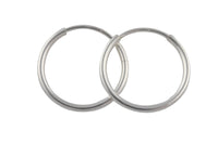 925 Sterling Endless Silver Hoops- USA Product-20mm-30mm-45mm- 2 pieces per order- 1 pairs